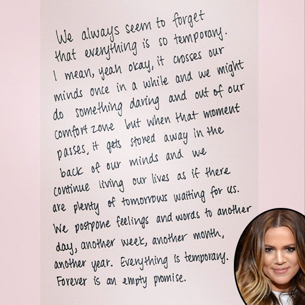 Khloe Kardashian, Instagram Khloe Kardashian, Instagram